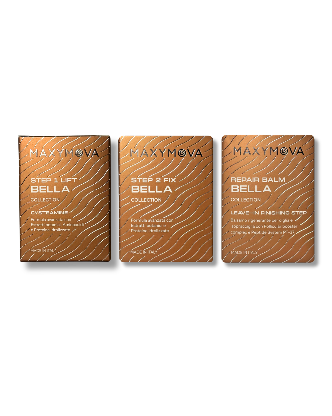 BELLA COLLECTION KOREAN LASH & BROW SYSTEM KIT - STEP 1, 2, 3 WITH SACHETS