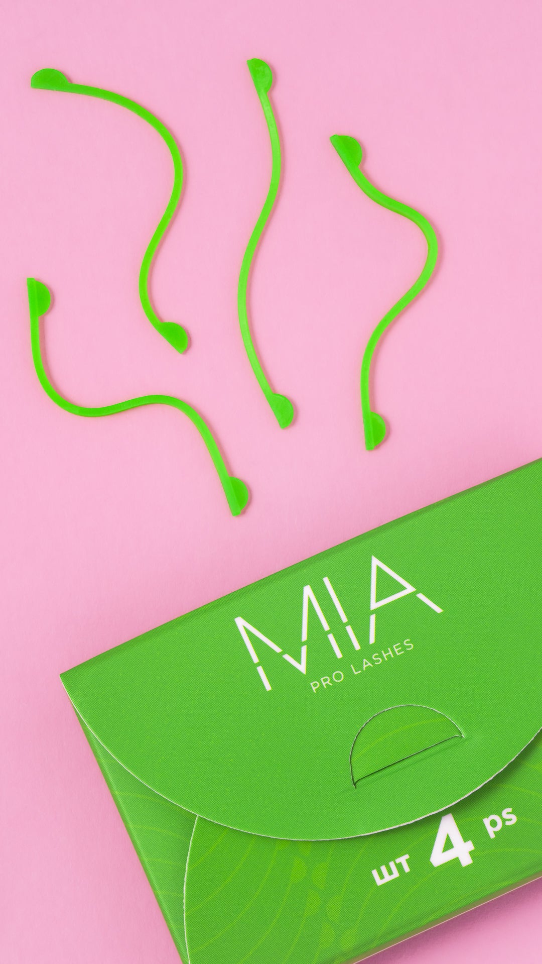 MIA Pro Lashes LAMI STRIP (black, green, pink, glitter)