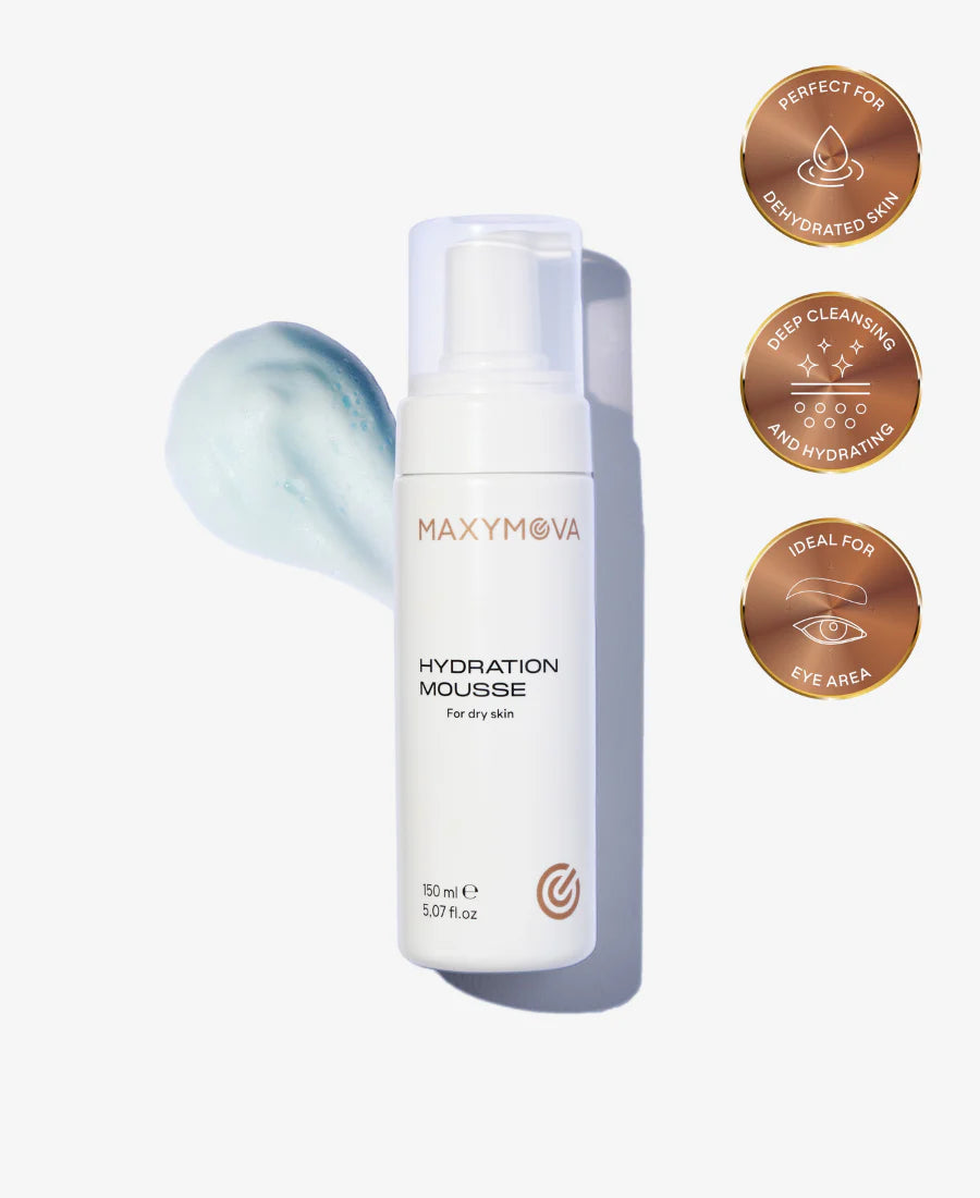 HYDRATING MOUSSE 150 ML LASH&FACE WITH ORGANIC ALOE VERA, JERICHO ROSE EXTRACT