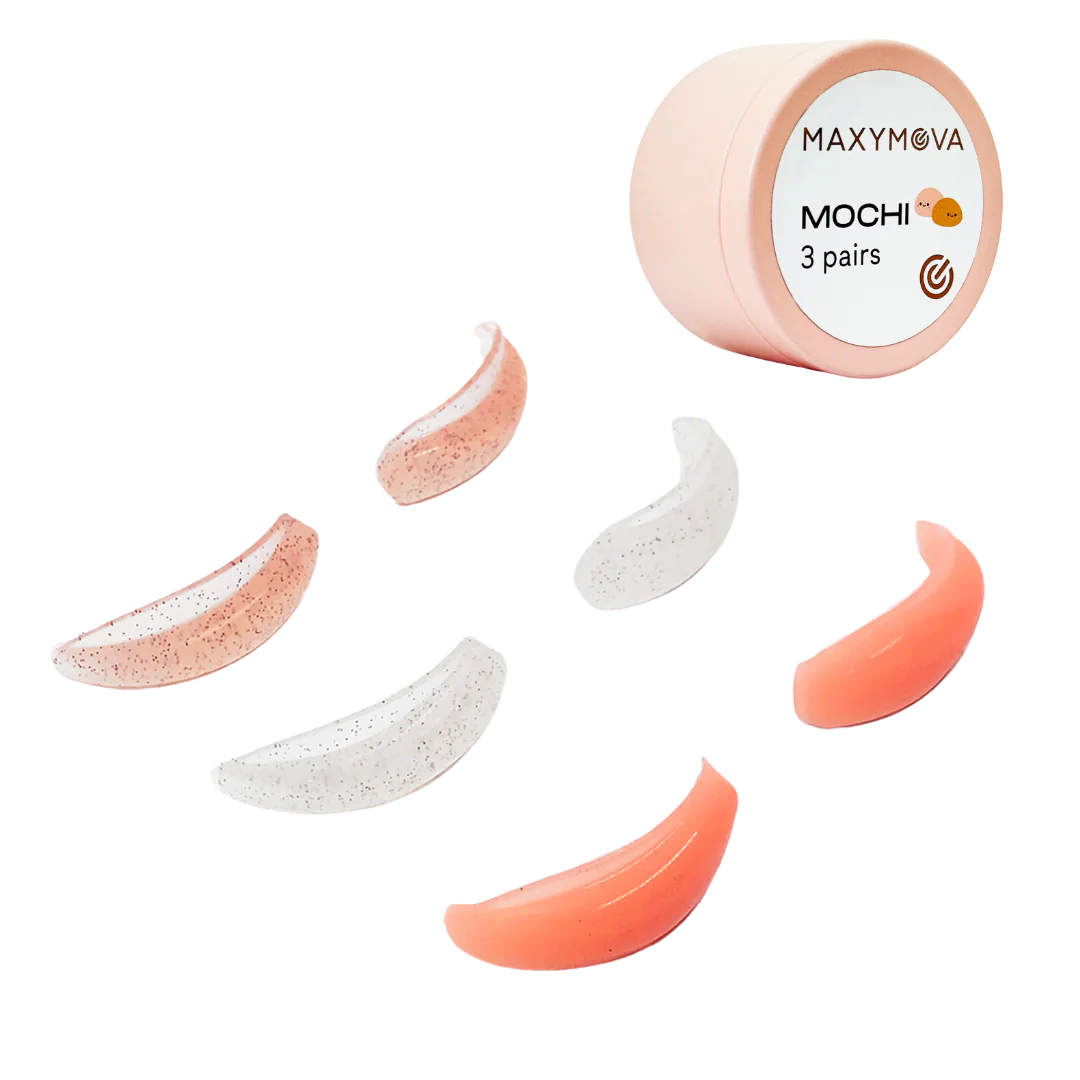 MOCHI GLITTER SILICONE SHIELDS LIFT TYPE- ULTRA-SOFT 3 PAIRS
