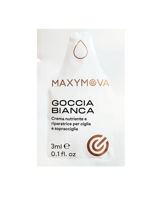 GOCCIA BIANCA 3ML BUSTINA - CREMA NUTRIENTE E RIPARATRICE PER CIGLIA E SOPRACCIGLIA LAMINAZIONE
