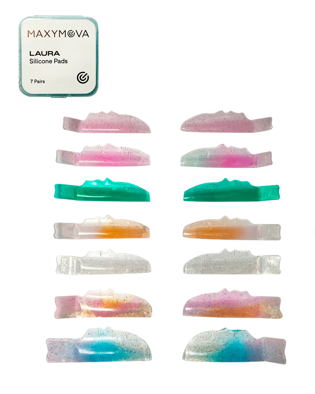 LAURA Silicone Eyelash LU Curl Shields - 7 Sizes for Perfect Lash Lifting