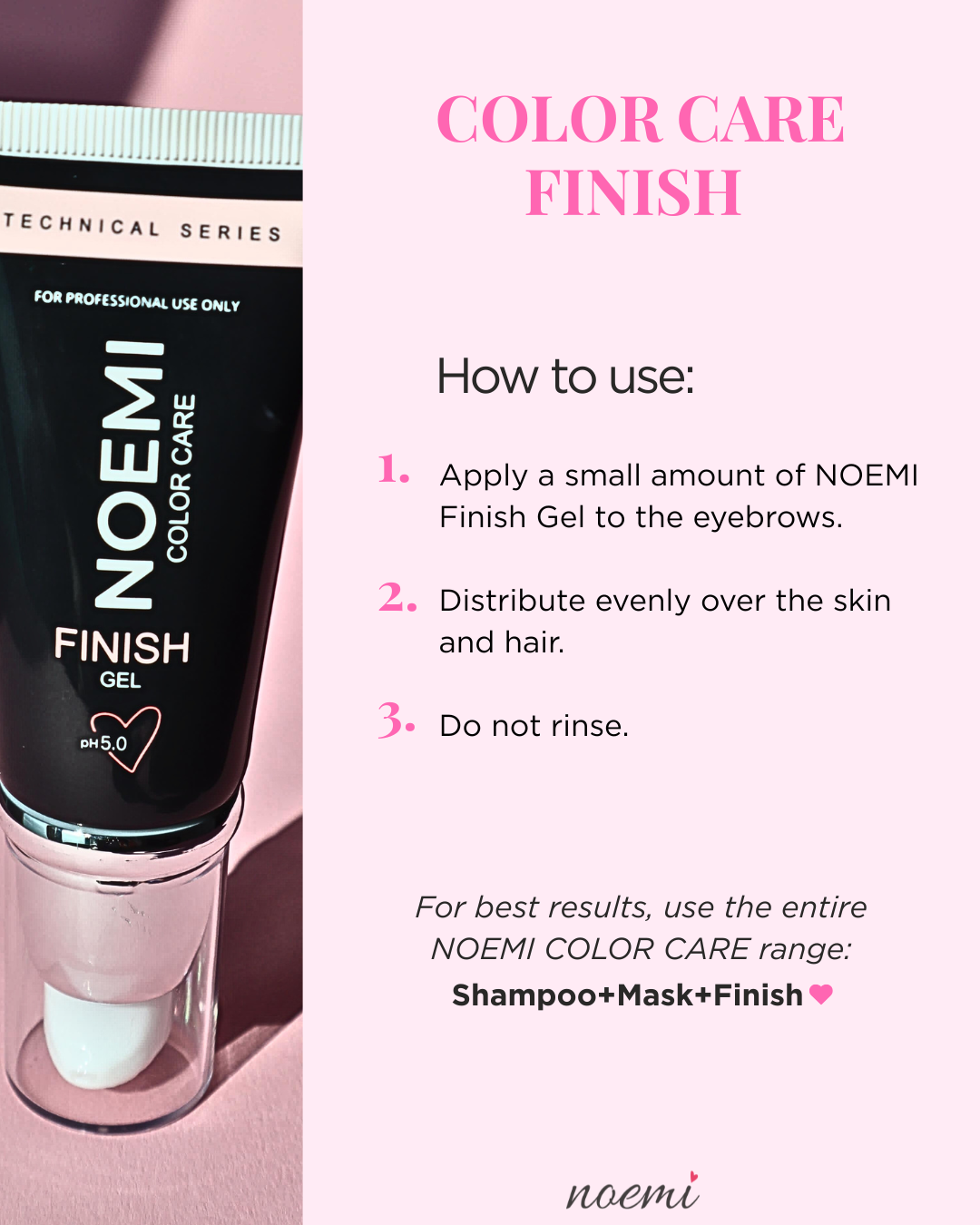 Noemi - Color Care Brow Finish Gel