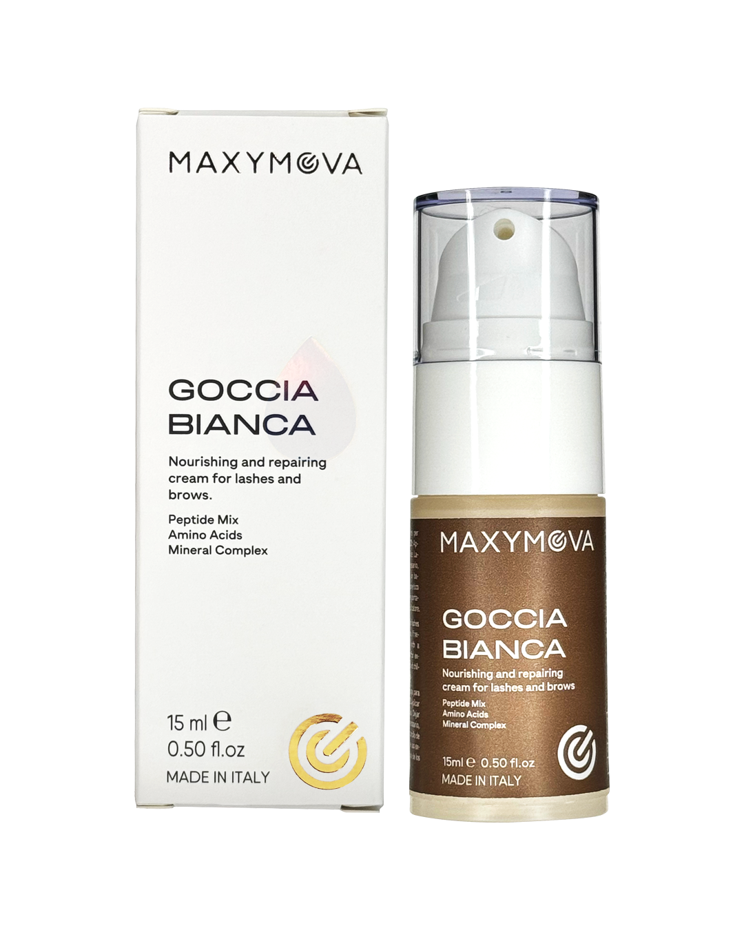GOCCIA BIANCA NOURISHING AND REPAIRING CREAM LASH & BROW LAMINATION MAXYMOVA