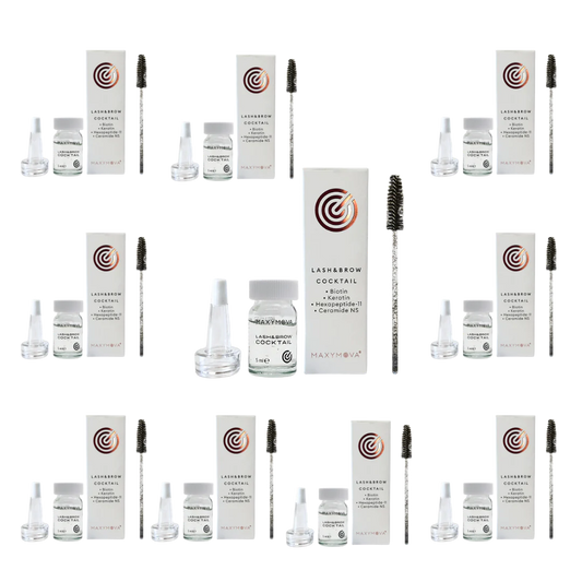 SET 10 SERUM LASH&BROW COCKTAIL 5 ML, FOR LASHES AND BROWS, MAXYMOVA