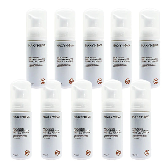 SET 10 CLEANSING MOUSSE 170 ML LASHES&FACE WITH CHAMOMILLA FLOWER EXTRACT AND HAMMAMELIS LEAF WATER