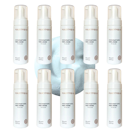 SET 10 HYDRATING MOUSSE 150 ML LASH&FACE WITH ORGANIC ALOE VERA, JERICHO ROSE EXTRACT